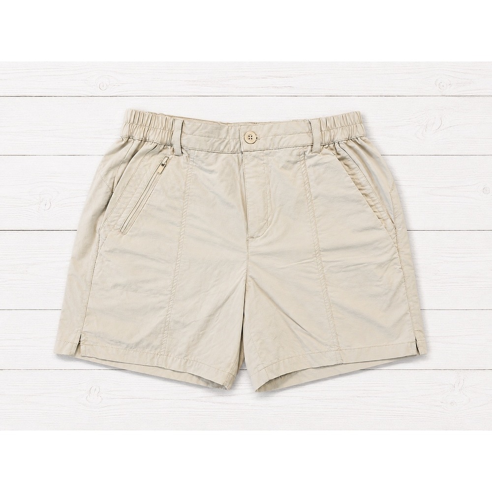 Outdoor Sports Hiking‎ Shorts Beige Tan Elastic Waist Quick Dry Gorpcore Small